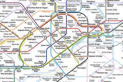 New take on the London Tube Map