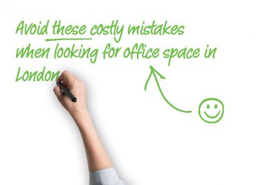 Top 6 costly mistakes to avoid when looking for London offices