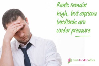 Rents remain high, but anxious landlords are under pressure