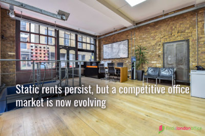 Static rents persist, but a competitive office market is now evolving