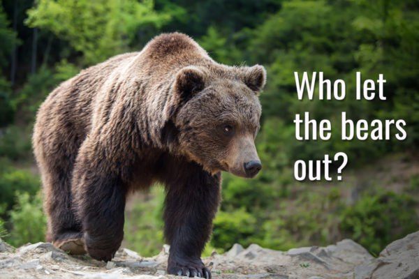 Mother nature reasserts herself, but who let the bears out?