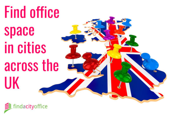 Find office space in cities across the UK