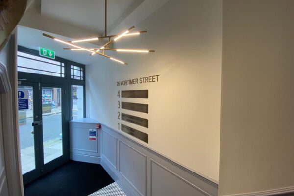 Mortimer Street, Fitzrovia, London, W1W
